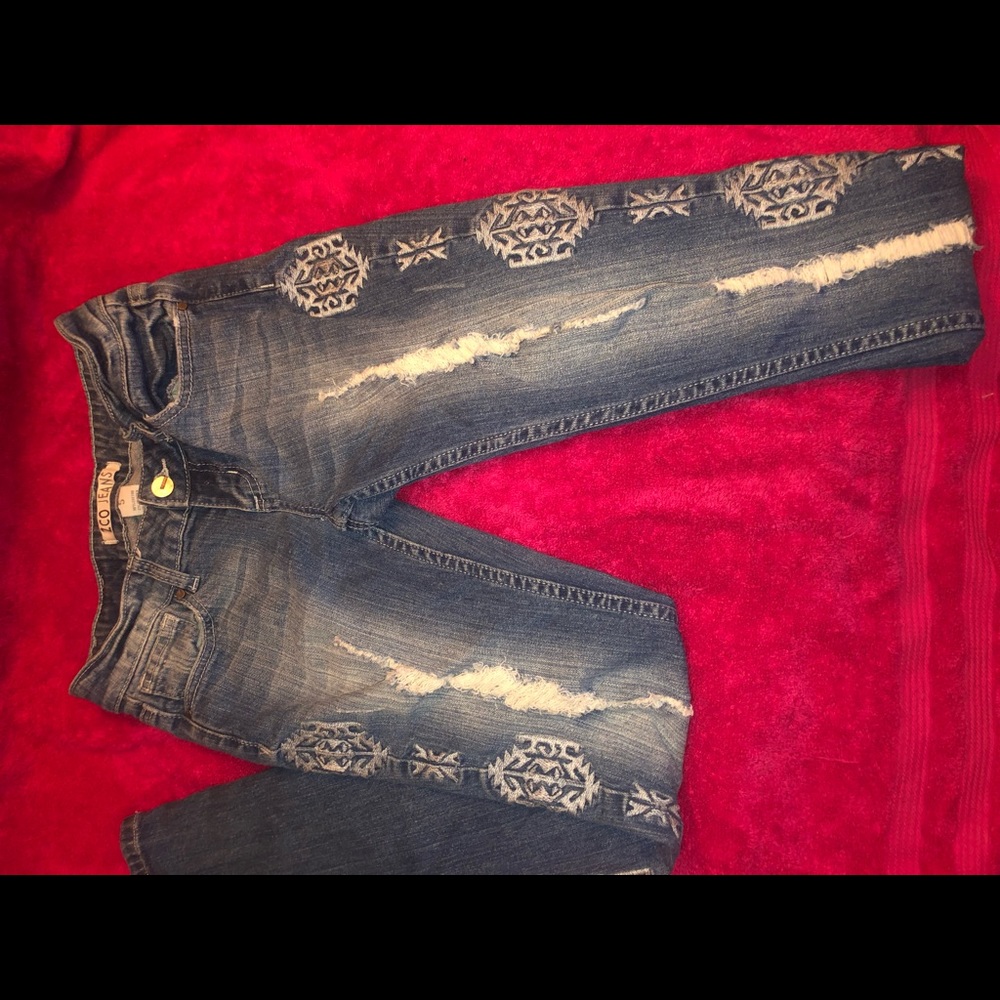 Aztec Printed Jeans